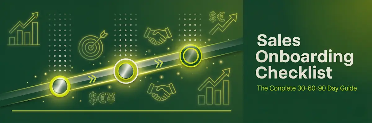 Sales Onboarding Checklist: The Complete 30-60-90 Day Guide
